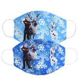 Disney Frozen Elsa Anna Olaf Children's Face Maks