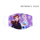 Disney Frozen Marvel Spiderman Children's Face Maks