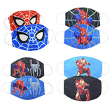 2/3pcs Set Disney Marvel Spiderman Ironman Children's Face Maks