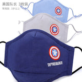 2/3pcs Set Disney Marvel Spiderman Ironman Children's Face Maks